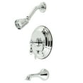 thumbnail image 1 of Kingston Brass KB36310ACL American Classic Single-Handle Tub and Shower Faucet, Polished Chrome, 1 of 3