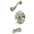 thumbnail image 1 of Kingston Brass KB3638PLT Tub and Shower Trim Only, Brushed Nickel, 1 of 6