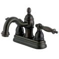 thumbnail image 1 of Kingston Brass KB3905TL Templeton 4 in. Centerset Bathroom Faucet, Oil Rubbed Bronze, 1 of 3