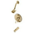 thumbnail image 1 of Kingston Brass KB46320DFL Tub and Shower Faucet, Polished Brass, 1 of 4