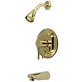 thumbnail image 1 of Kingston Brass KB46320DL Concord Tub & Shower Faucet, Polished Brass, 1 of 2