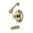 thumbnail image 1 of Kingston Brass Millennium Tub/Shower Faucet, Polished Brass, 1 of 2