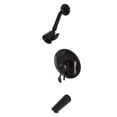 thumbnail image 1 of Kingston Brass KB46350DFL Tub and Shower Faucet, Oil Rubbed Bronze, 1 of 5