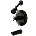 thumbnail image 1 of Kingston Brass KB46350DX Concord Tub & Shower Faucet, Oil Rubbed Bronze, 1 of 2