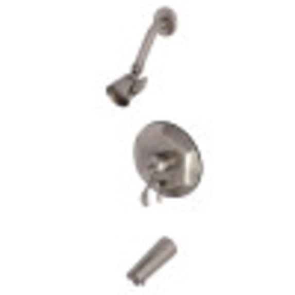 Kingston Brass KB46380DFL Tub and Shower Faucet, Brushed Nickel