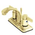 thumbnail image 1 of Kingston Brass KB4642NDL NuvoFusion 4 in. Centerset Bathroom Faucet, Polished Brass, 1 of 4