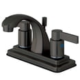 thumbnail image 1 of Kingston Brass KB4645NDL NuvoFusion 4 in. Centerset Bathroom Faucet, Oil Rubbed Bronze, 1 of 5