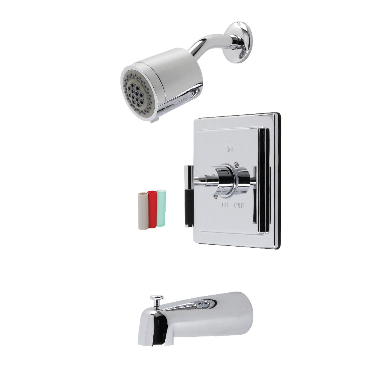Kingston Brass KB4651CKL Kaiser Single-Handle Tub and Shower Faucet, Polished Chrome