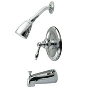 Kingston Brass KB531KL Tub and Shower Faucet, Polished Chrome