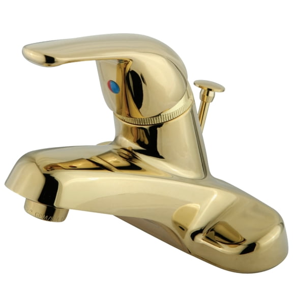 Kingston Brass Chatham Single Handle 4" Centerset Lavatory Faucet with Brass Pop-up