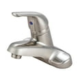 thumbnail image 1 of Kingston Brass KB548LP Single-Handle 4 in. Centerset Bathroom Faucet, Brushed Nickel, 1 of 2