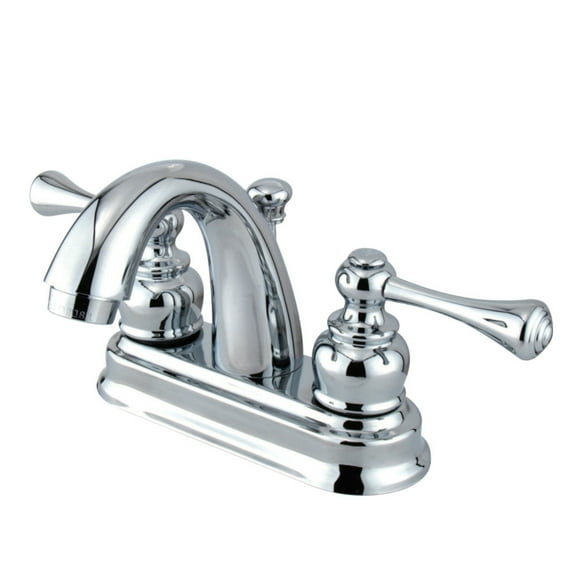 Kingston Brass KB5611BL 4 in. Centerset Bathroom Faucet, Polished Chrome