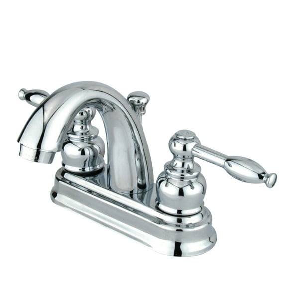 Kingston Brass KB5611KL 4 in. Centerset Bathroom Faucet, Polished Chrome
