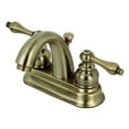 thumbnail image 1 of Kingston Brass KB5613AL Restoration 4 in. Centerset Bathroom Faucet, Antique Brass, 1 of 5