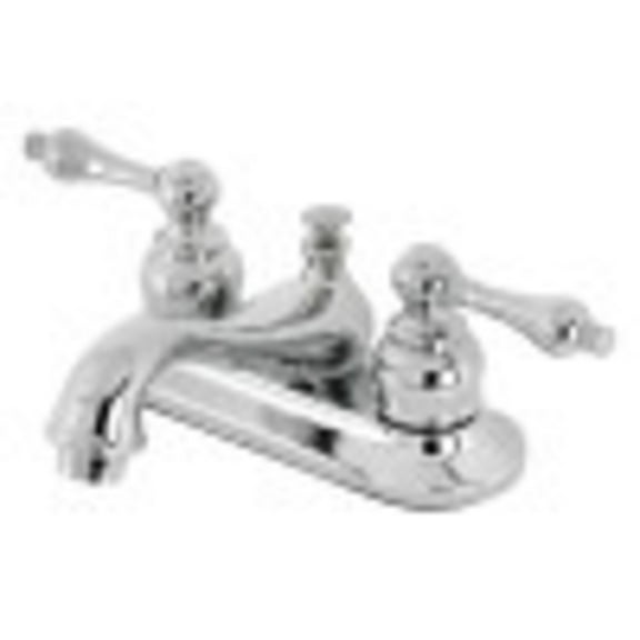 Kingston Brass KB601ALB 4 in. Centerset Bathroom Faucet, Polished Chrome