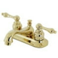thumbnail image 1 of Kingston Brass KB602ALB 4 in. Centerset Bathroom Faucet, Polished Brass, 1 of 3