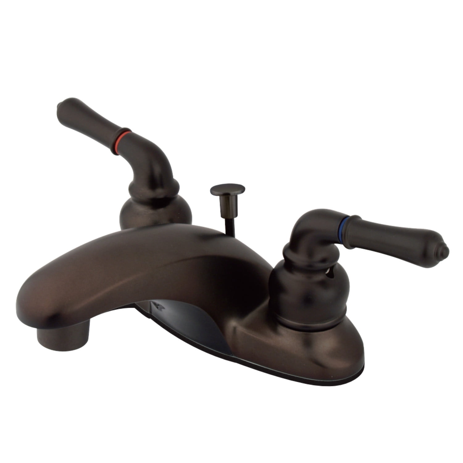 Kingston Brass Magellan Two Handle 4" Centerset Lavatory Faucet with Retail Pop-up