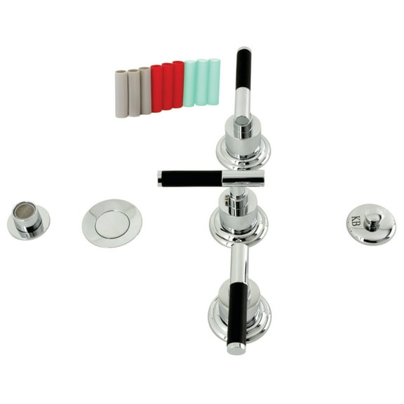 Kingston Brass KB6321CKL Kaiser Three-Handle Bidet Faucet, Polished Chrome