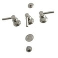 thumbnail image 1 of Kingston Brass KB6328DL Concord Three-Handle Bidet Faucet, Brushed Nickel, 1 of 2