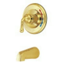 Kingston Brass KB632TO Magellan Wall Mount Bathtub Faucet for KB632, Polished Brass