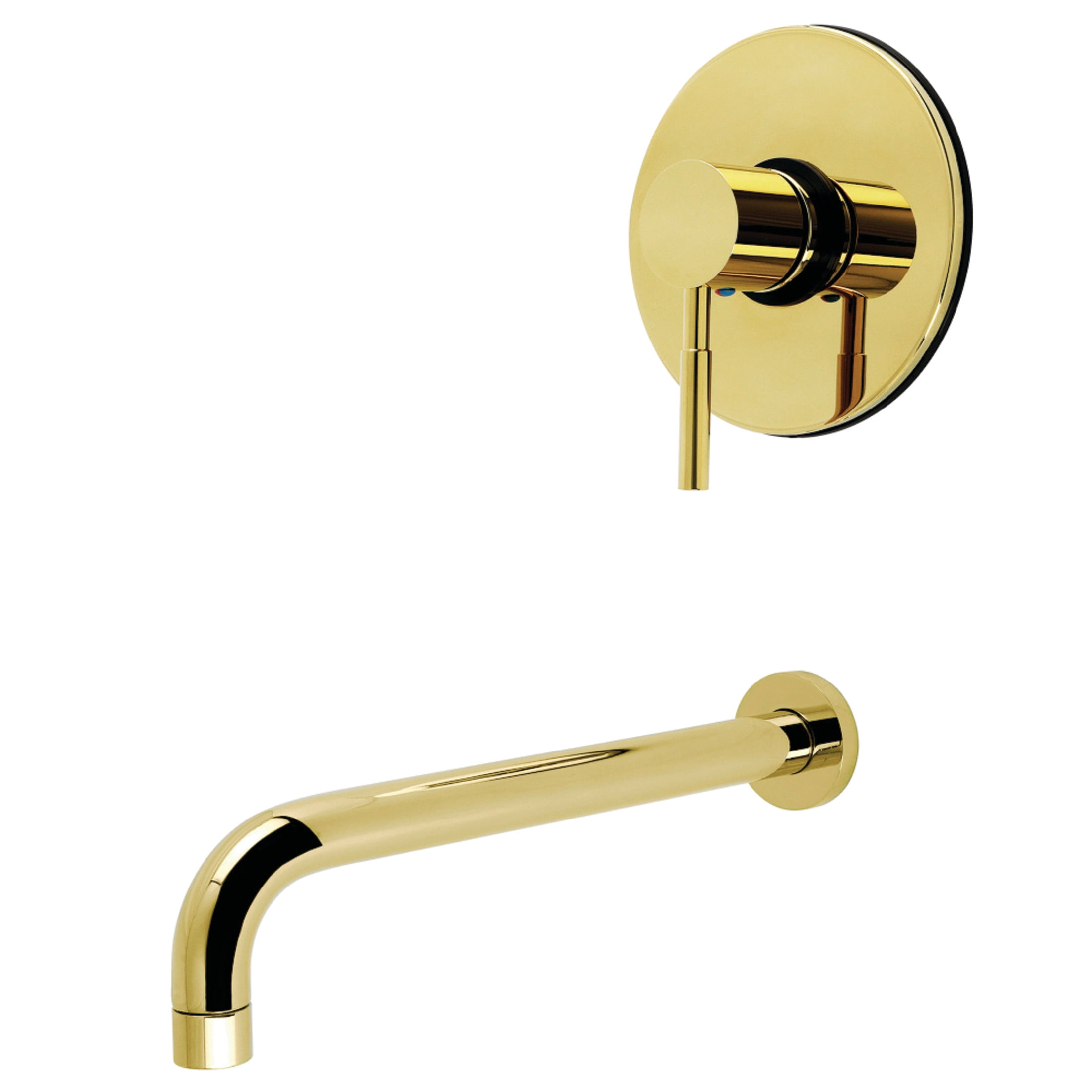 Kingston Brass KB6332DLTO Concord Single-Handle Pressure Balanced Tub Faucet in Polished Brass