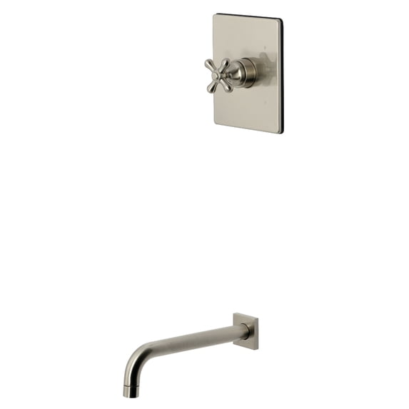 Kingston Brass KB6348AXTO Restoration Single-Handle Pressure Balanced Tub Faucet in Brushed Nickel
