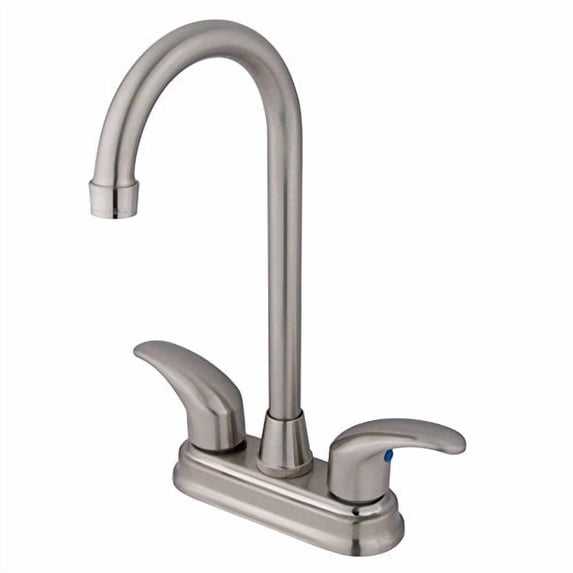 Kingston Brass KB6498LL Legacy 4" Centerset Bar Faucet, Brushed Nickel