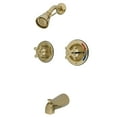 thumbnail image 1 of Kingston Brass Vintage Two Handle Tub & Shower Faucet, 1 of 2