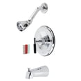 thumbnail image 1 of Kingston Brass KB6631CKL Kaiser Single-Handle Tub and Shower Faucet, Polished Chrome, 1 of 5
