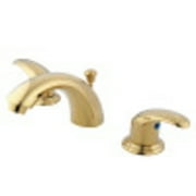 Kingston Brass KB6952LL Mini-Widespread Bathroom Faucet, Polished Brass