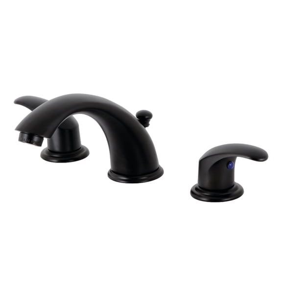 Kingston Brass KB6960LL Legacy Widespread Bathroom Faucet, Matte Black