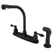 Kingston Brass KB715ALSP Victorian Centerset Kitchen Faucet, Oil Rubbed Bronze