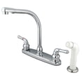 thumbnail image 1 of Kingston Brass KB751 Magellan 8-Inch Centerset Kitchen Faucet, Polished Chrome, 1 of 2