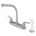thumbnail image 1 of Kingston Brass KB758 Magellan 8-Inch Centerset Kitchen Faucet, Brushed Nickel, 1 of 2