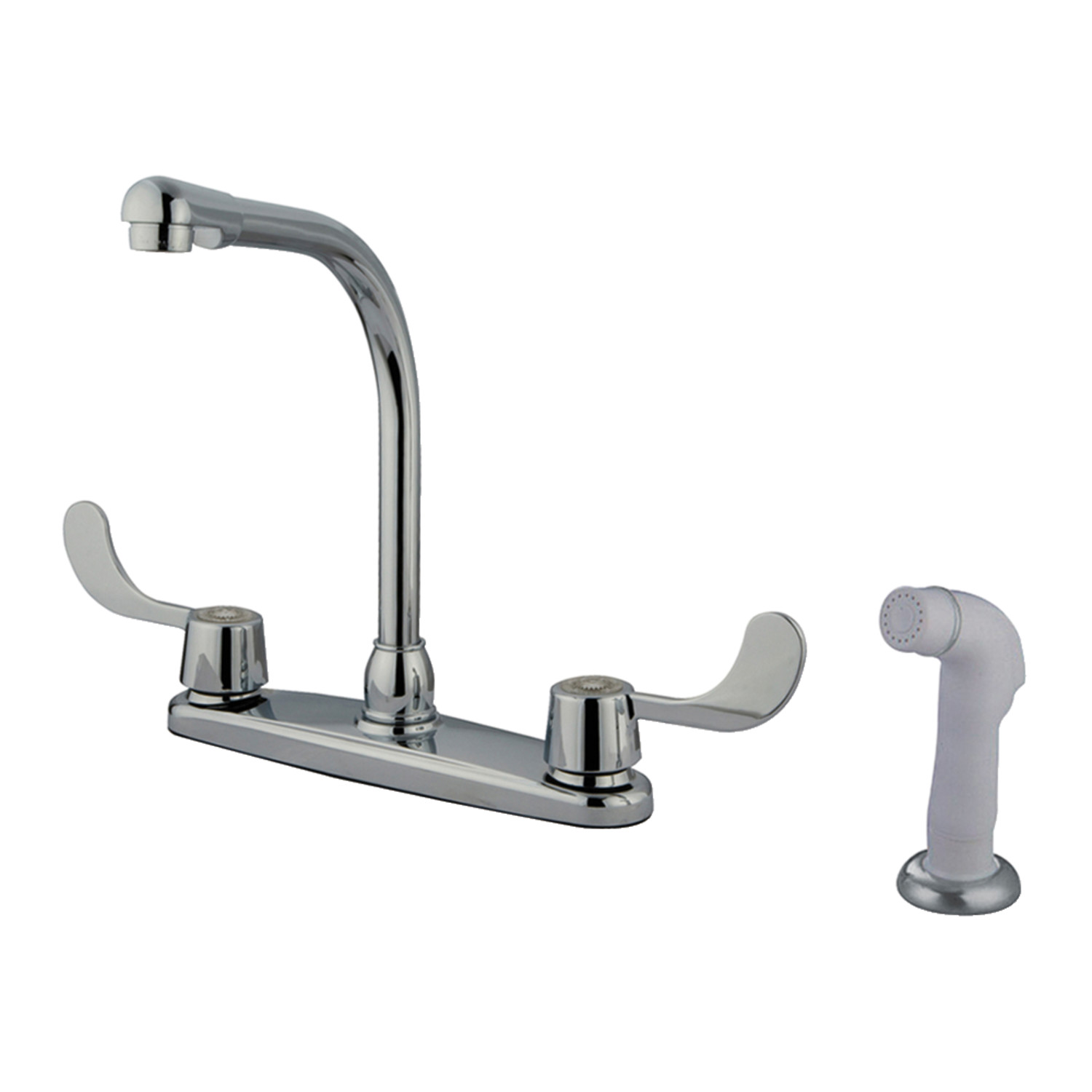 Brass KB762 8-Inch Centerset Kitchen Faucet, Polished Chrome at Walmart