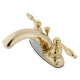 thumbnail image 1 of Kingston Brass KB7642KL 4 in. Centerset Bathroom Faucet, Polished Brass, 1 of 2