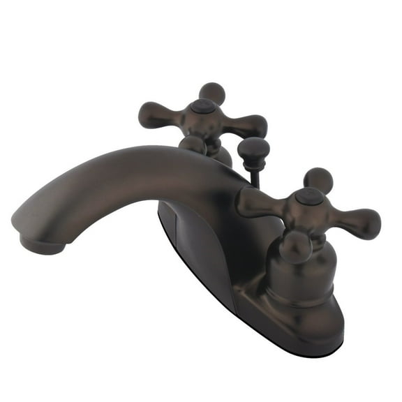 Kingston Brass KB7645AX 4 in. Centerset Bathroom Faucet, Oil Rubbed Bronze