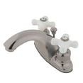 thumbnail image 1 of Kingston Brass KB7648PX 4 in. Centerset Bathroom Faucet, Brushed Nickel, 1 of 2