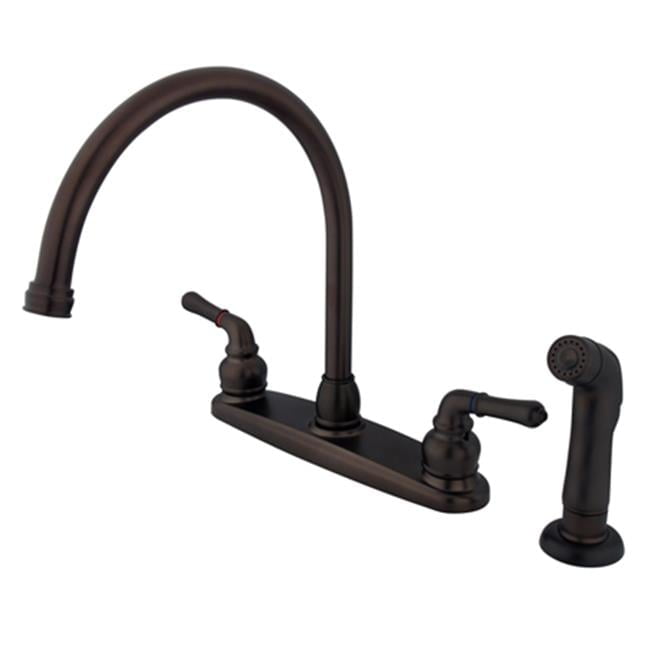 Kingston Brass KB795SP Magellan 8-Inch Centerset Kitchen Faucet, Oil Rubbed Bronze