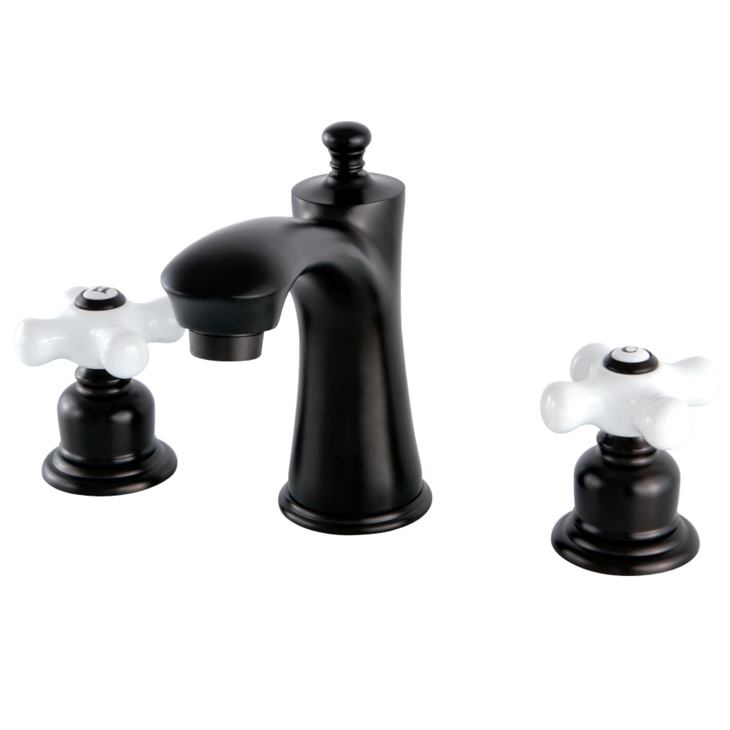 Victorian Oil Rubbed Bronze 8" Widespread Bathroom Faucet