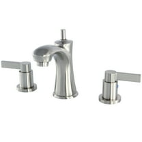 Kingston Brass KB7968NDL 8 in. Widespread Bathroom Faucet, Brushed Nickel