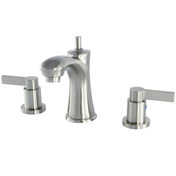 Kingston Brass KB7968NDL 8 in. Widespread Bathroom Faucet, Brushed Nickel