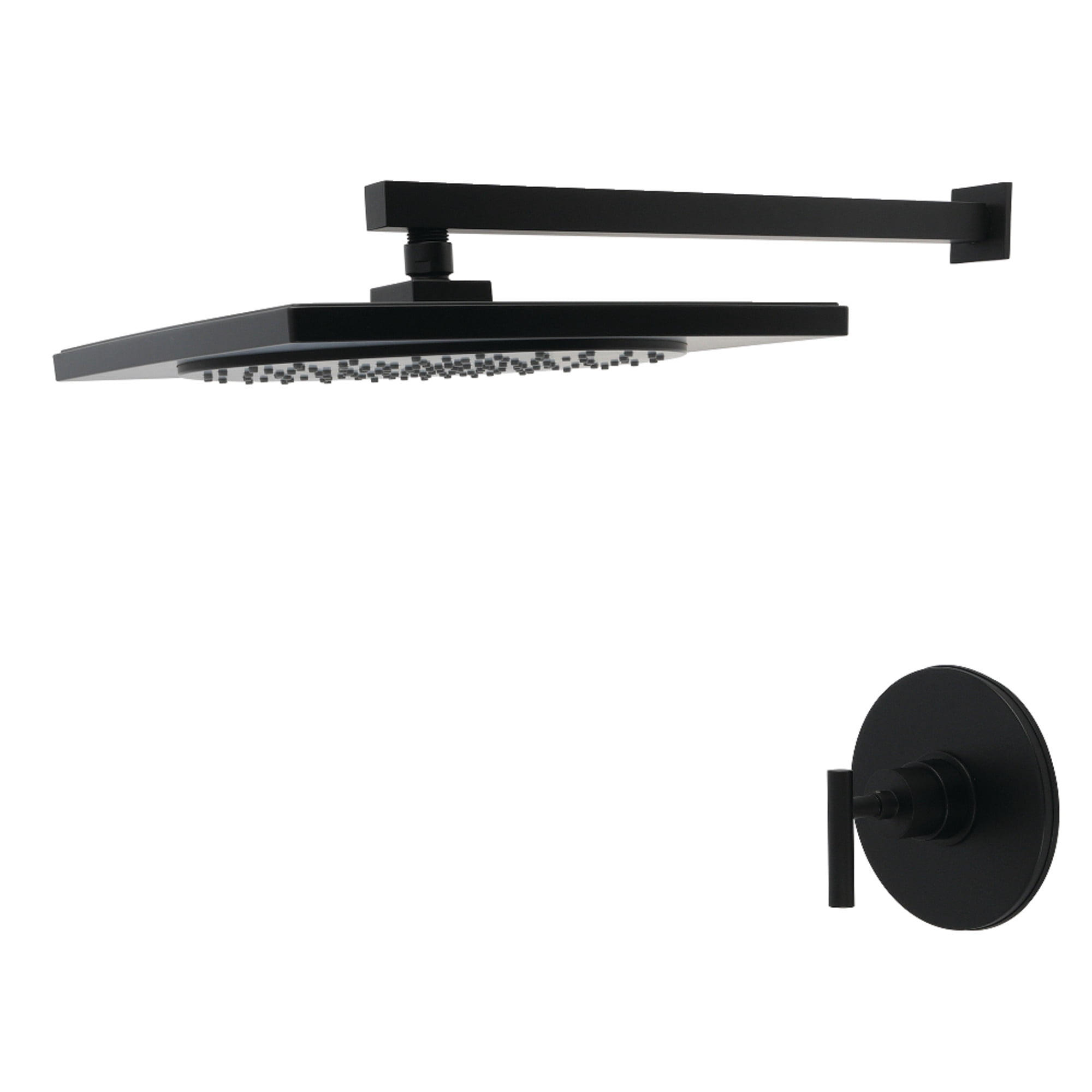 Kingston Brass KB8330CMLSO Manhattan Single-Handle Pressure Balanced Shower Faucet, Matte Black