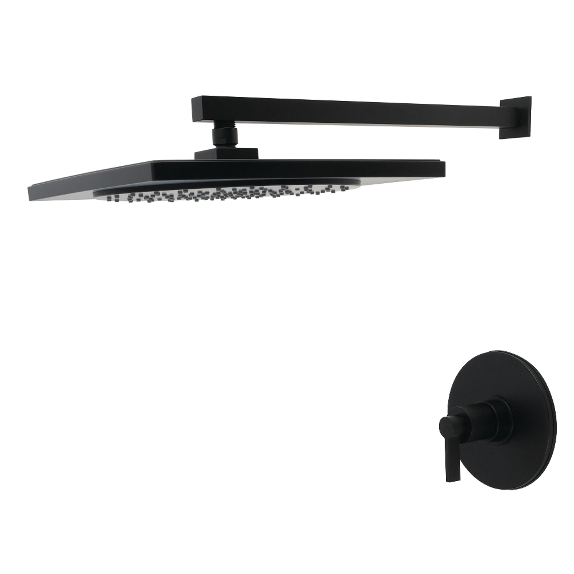 Kingston Brass KB8330NDLSO NuvoFusion Single-Handle Pressure Balanced Shower Faucet, Matte Black