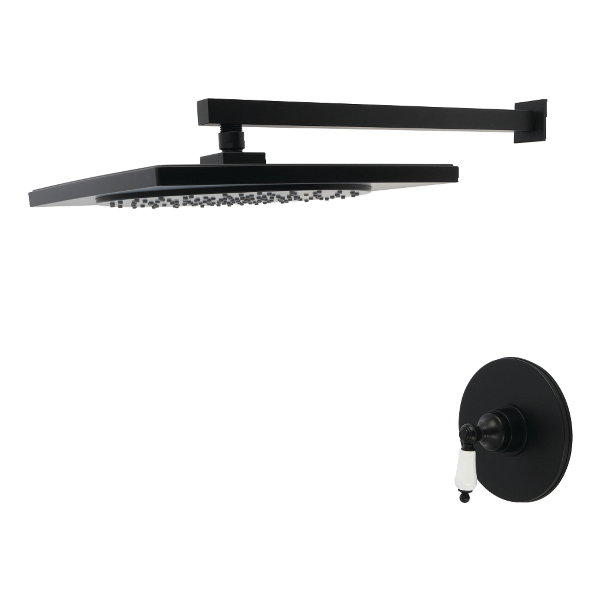 Kingston Brass KB8330PLSO Victorian Single-Handle Pressure Balanced Shower Faucet, Matte Black