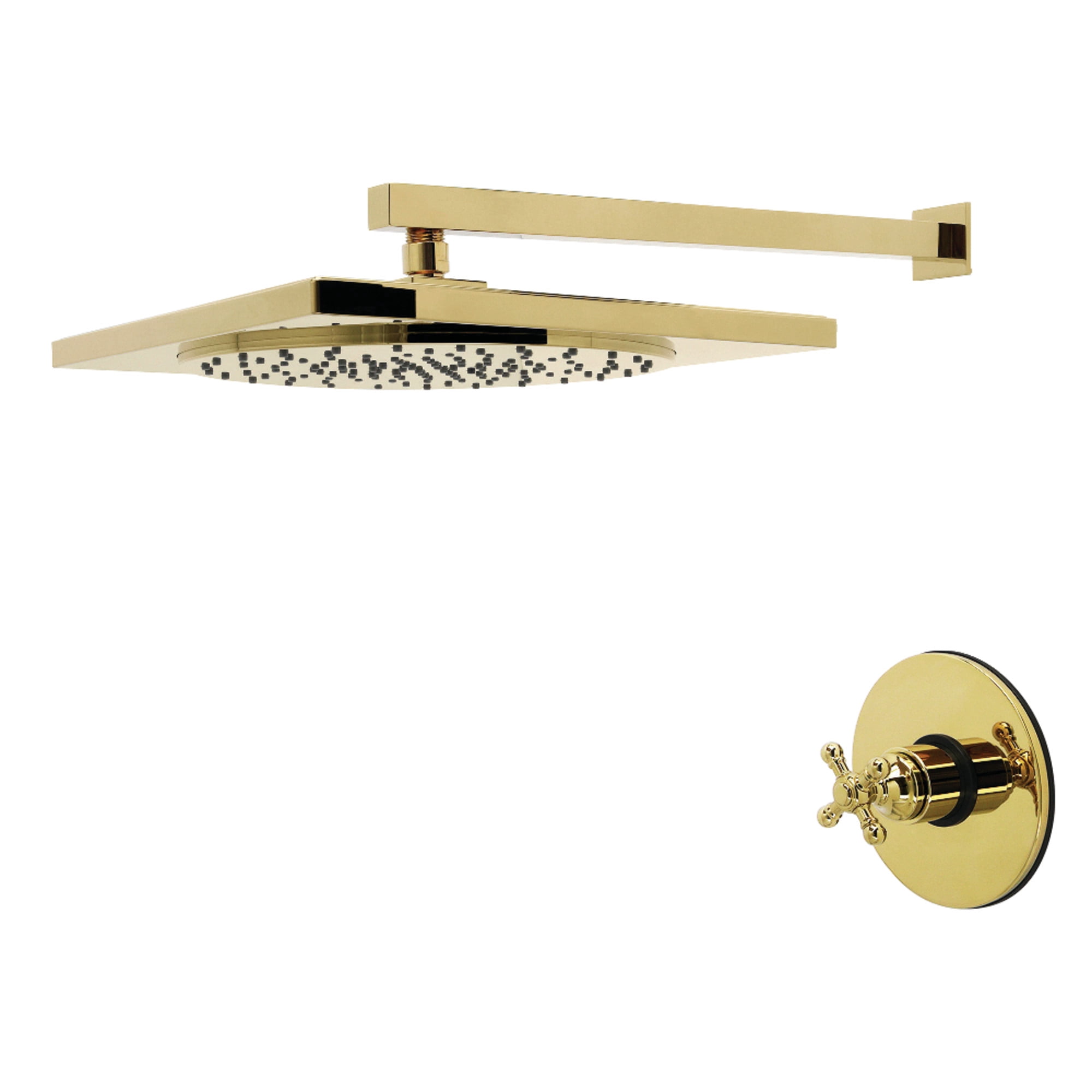 Kingston Brass KB8332BXSO Metropolitan Single-Handle Pressure Balanced Shower Faucet, Polished Brass