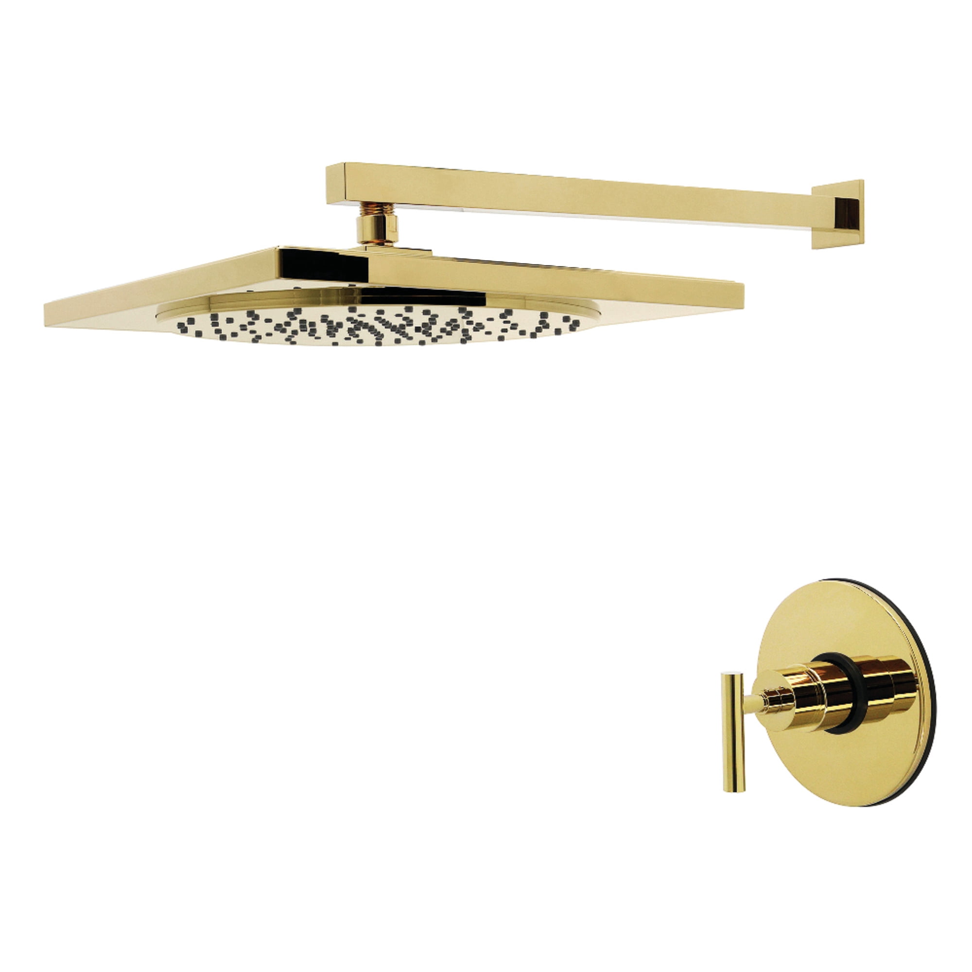 Kingston Brass KB8332CMLSO Manhattan Single-Handle Pressure Balanced Shower Faucet, Polished Brass