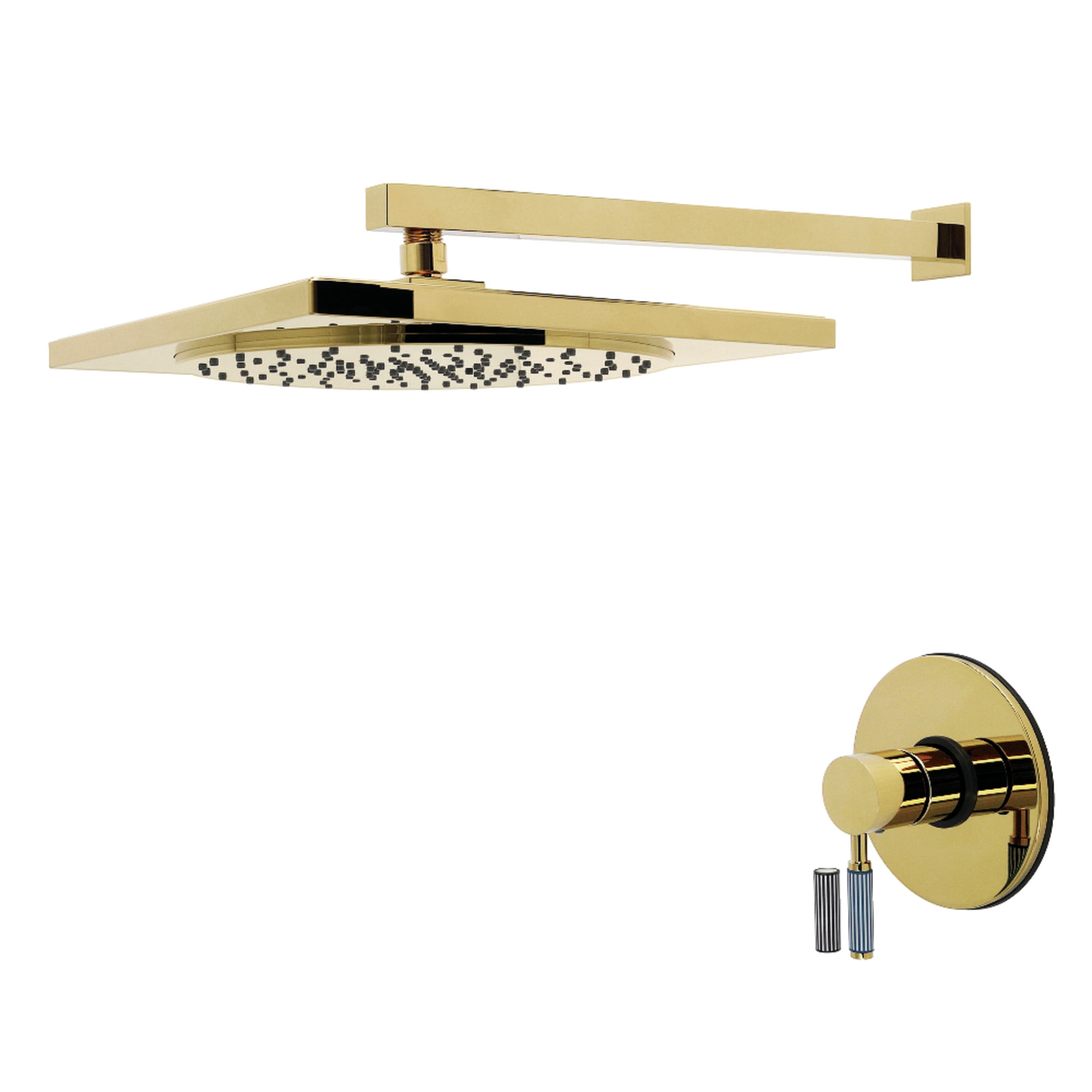 Kingston Brass KB8332KPSSO Verona Single-Handle Pressure Balanced Shower Faucet, Polished Brass