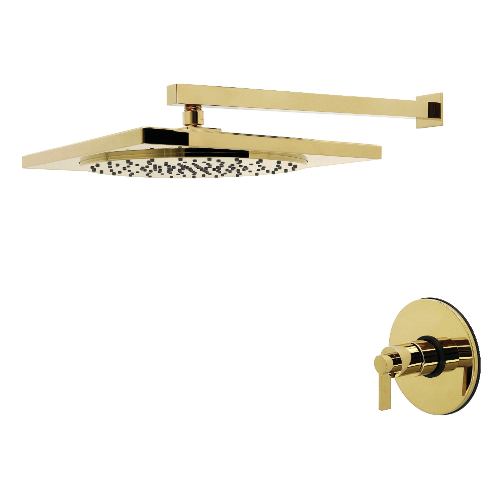 Kingston Brass KB8332NDLSO NuvoFusion Single-Handle Pressure Balanced Shower Faucet, Polished Brass