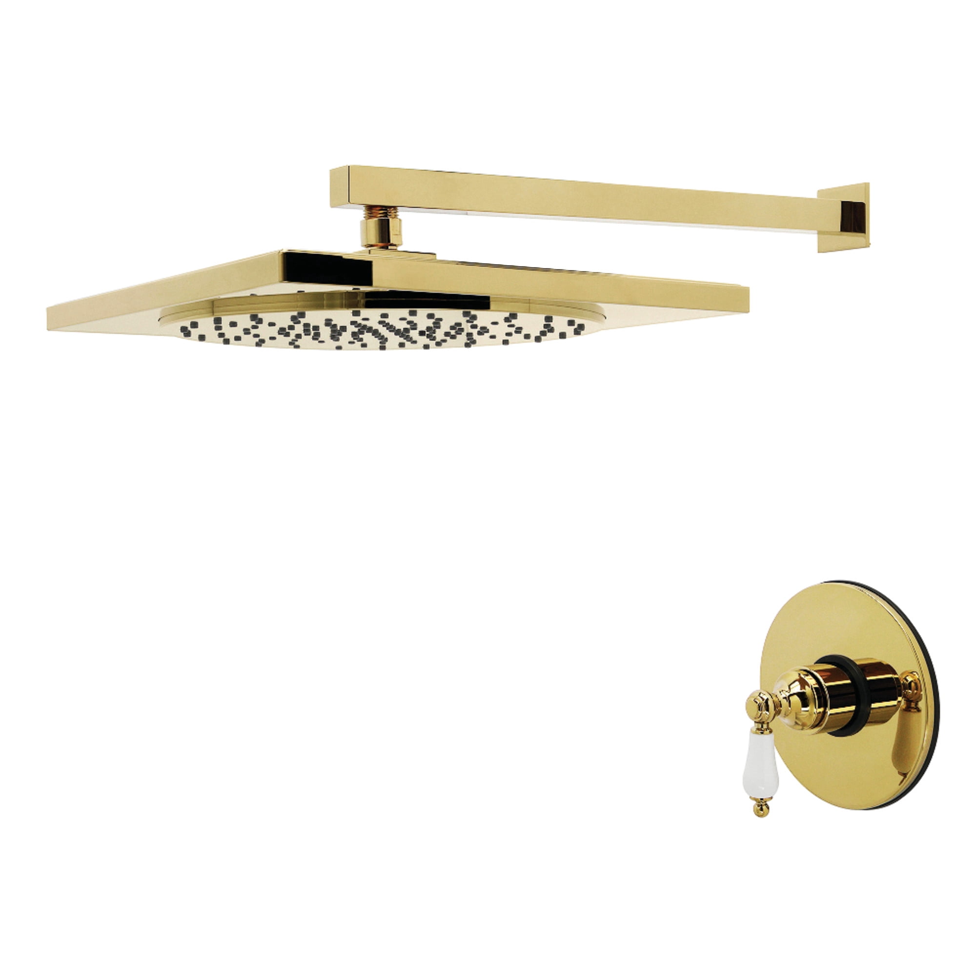 Kingston Brass KB8332PLSO Victorian Single-Handle Pressure Balanced Shower Faucet, Polished Brass